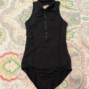 Danz N Motion black leotard, child 12/14
